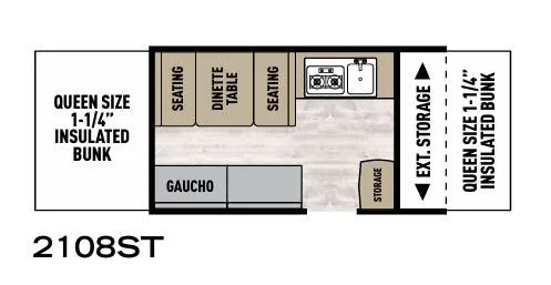Forest River Viking Epic 2108ST floor plan