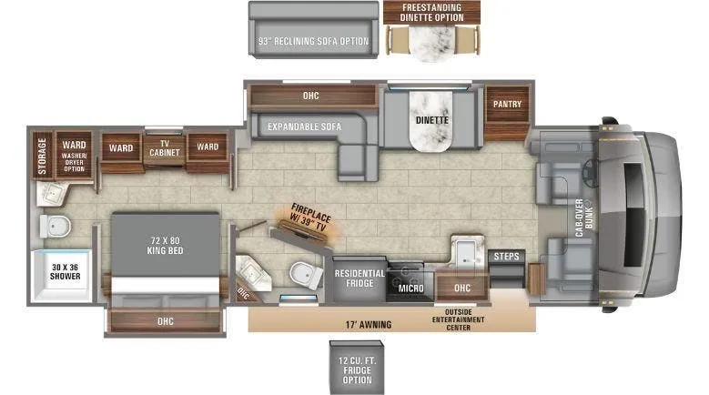 Entegra Coach Accolade 37K floor plan