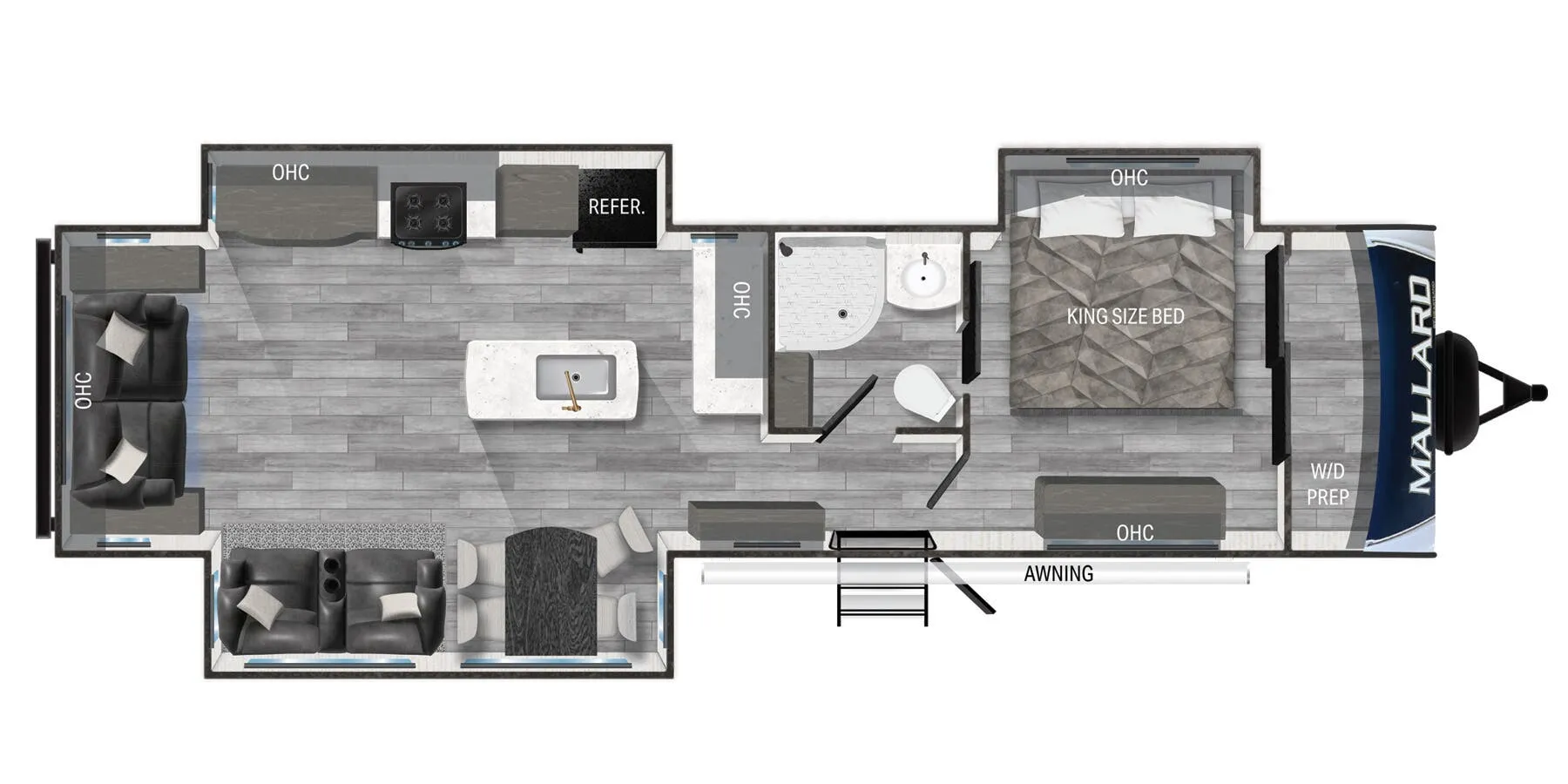 Heartland Mallard M335 floor plan