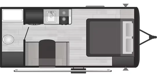 2025 Keystone Coleman Light 17RX floor plan
