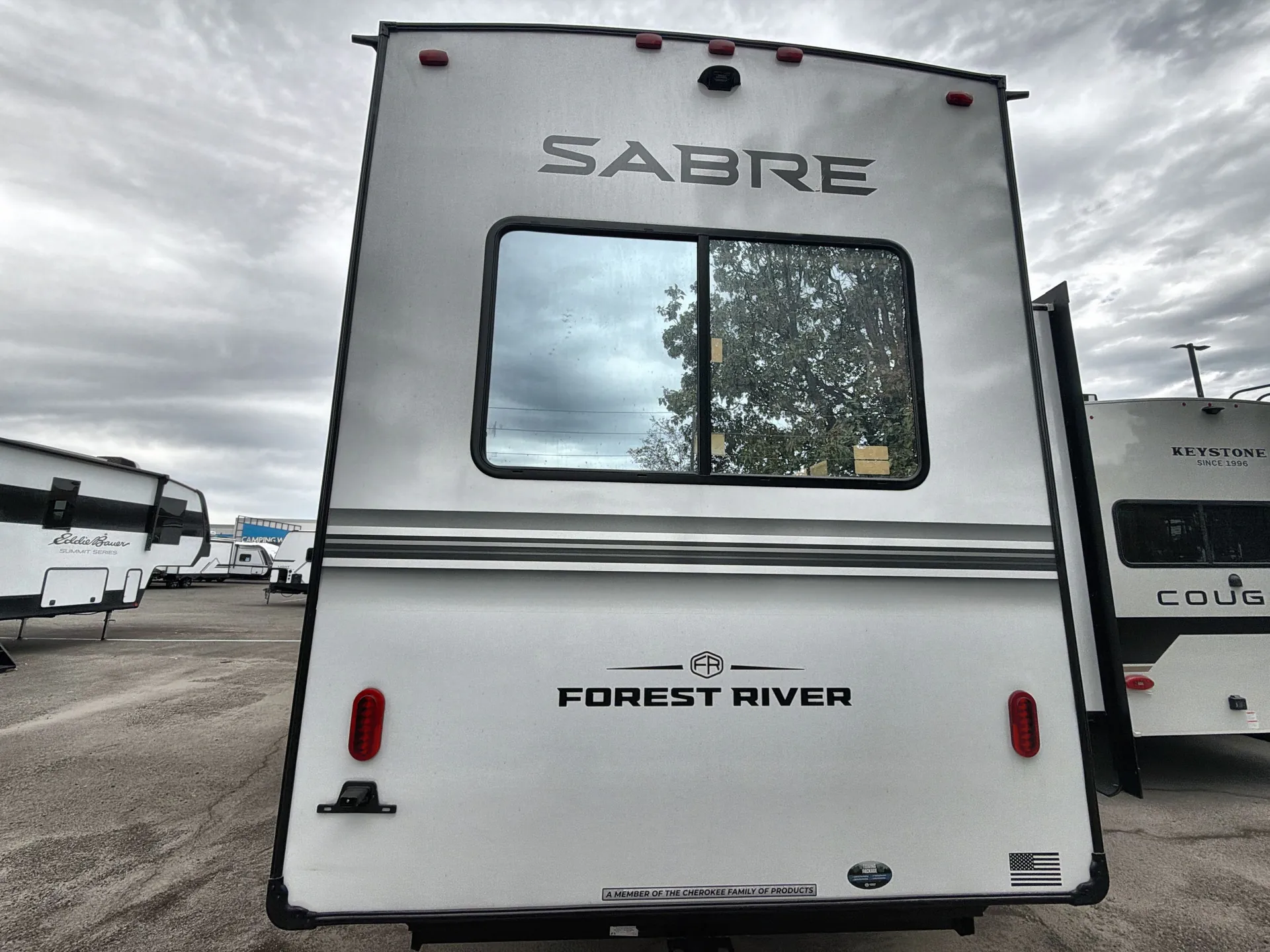 2027 Forest River Sabre 36EST — backside