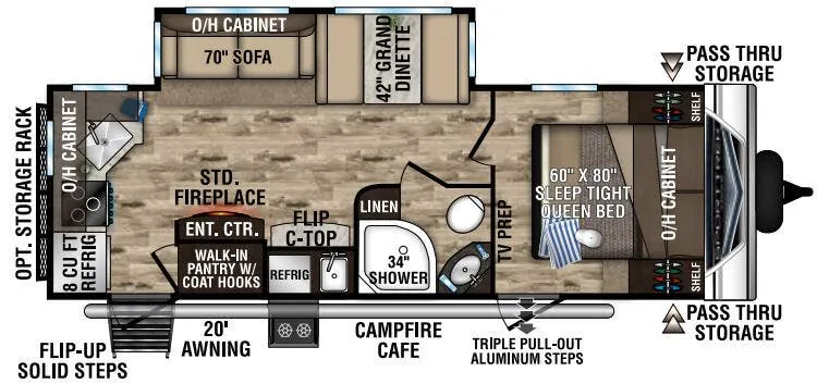 Venture RV SportTrek ST251VRK floor plan
