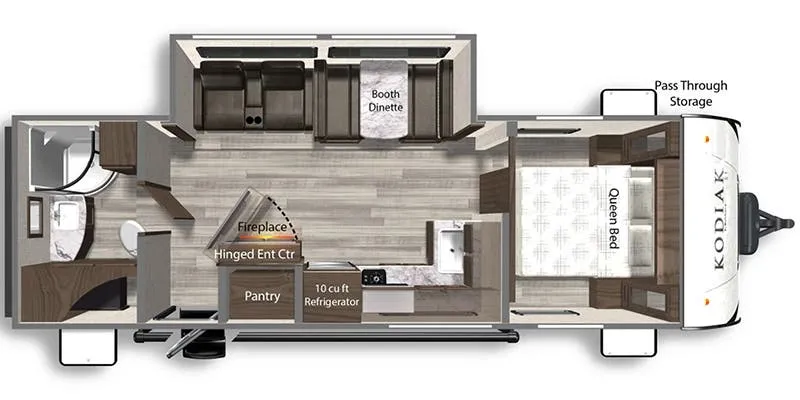 Dutchmen Kodiak SE 26SRB floor plan