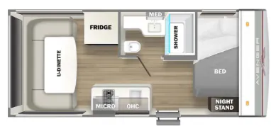 Prime Time Avenger LT 16RD floor plan