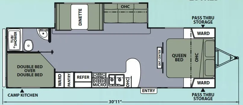 Coachmen Apex Ultra-Lite 275BHSS floor plan