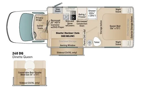 Coach House Platinum II 240 DQ floor plan