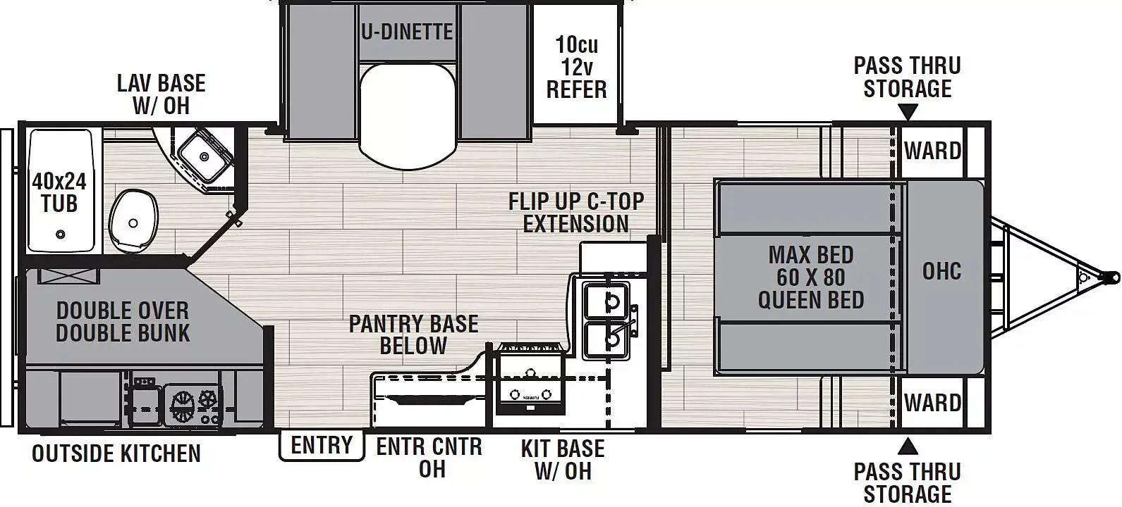 Coachmen Northern Spirit 2455BH floor plan