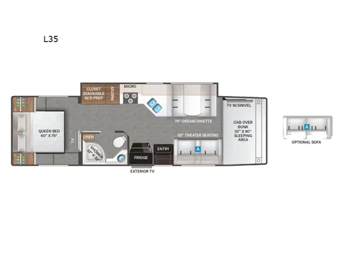 2025 Thor Motor Coach Omni Trail L35 - Photo 3
