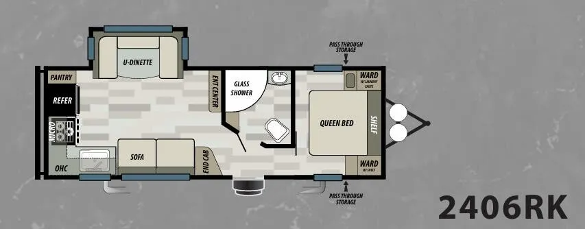 Forest River Sonoma 2406RK floor plan