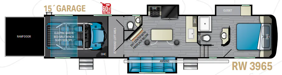 Heartland Road Warrior 3965 floor plan