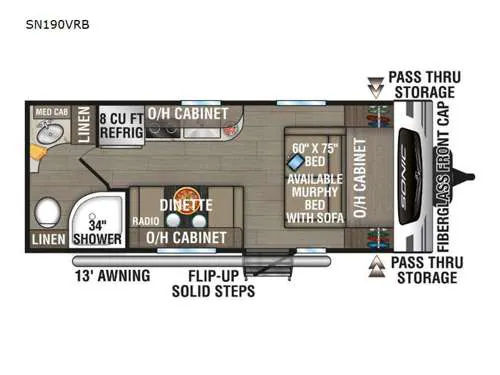 2026 Venture RV Sonic SN190VRB, Photos photo 2