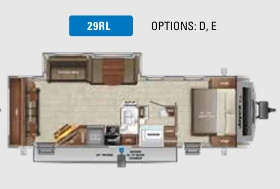 Jayco White Hawk 29RL floor plan