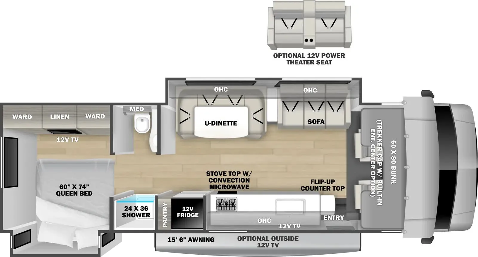 Forest River Forester Classic 3011DS floor plan