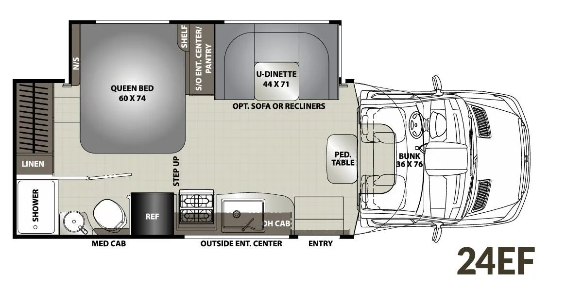 Coachmen Prism Elite 24EF floor plan