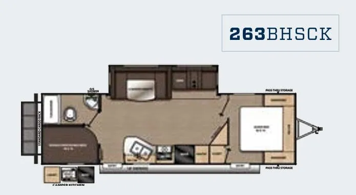 Coachmen Catalina Legacy Edition 263BHSCK floor plan