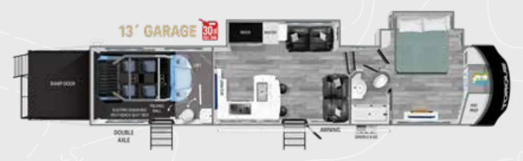 Heartland Torque 373 floor plan
