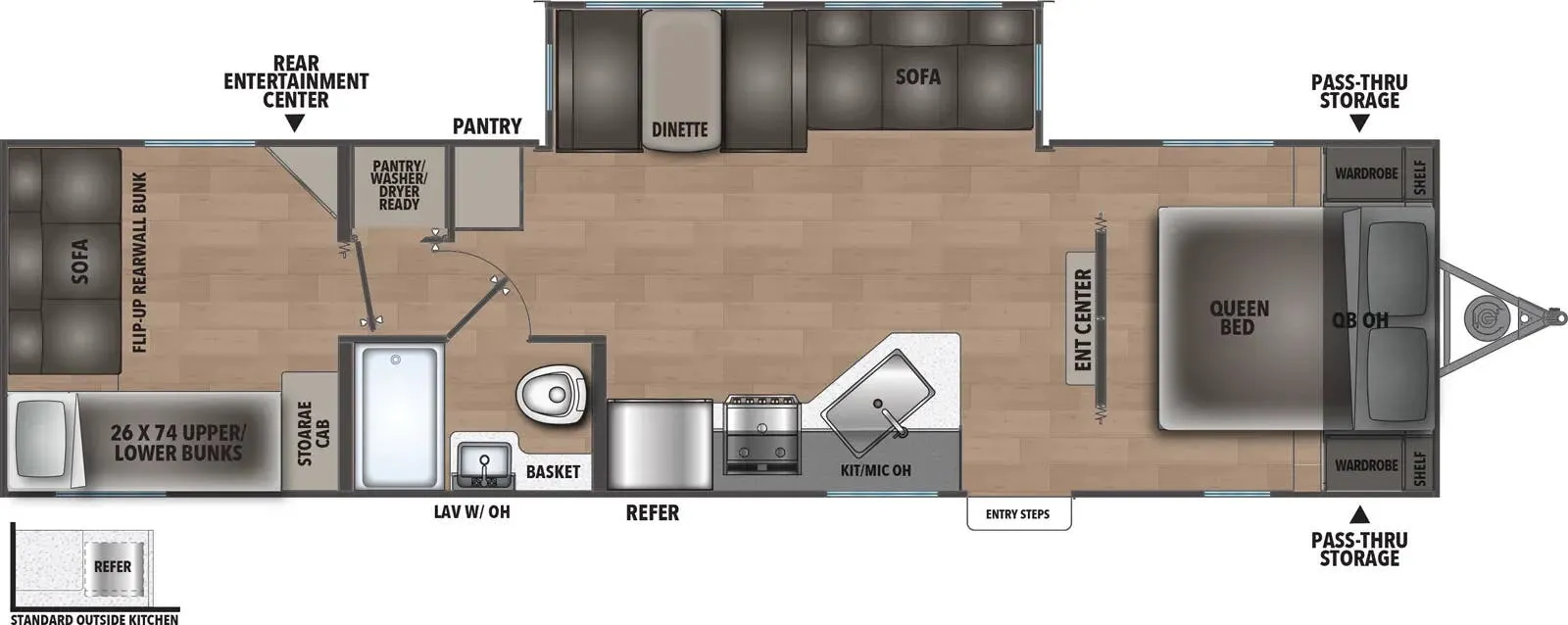 Shasta I-5 530QB floor plan