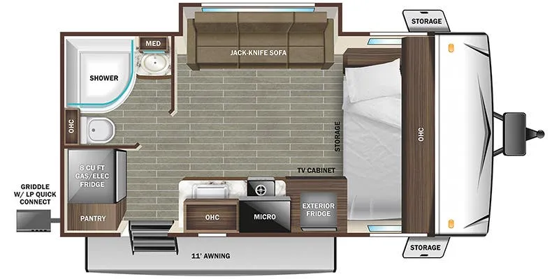 2024 Starcraft Super Lite Maxx 16FBS floor plan