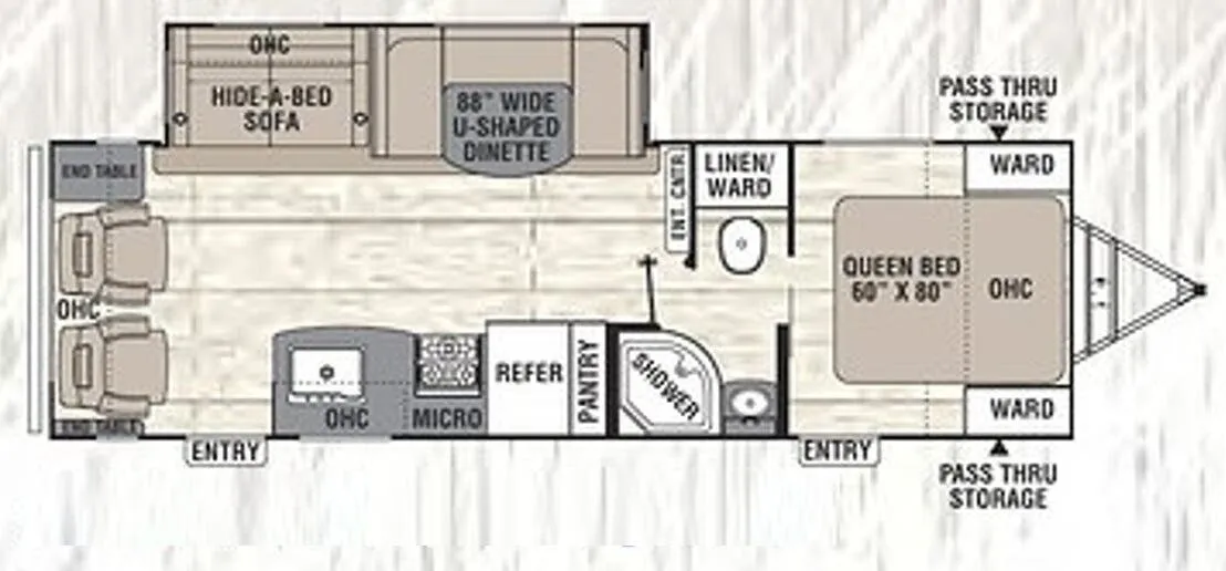 Coachmen Freedom Express Liberty Edition 281 RLDSLE floor plan