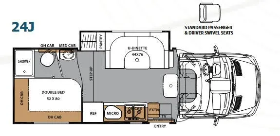 Coachmen Prism 24J floor plan