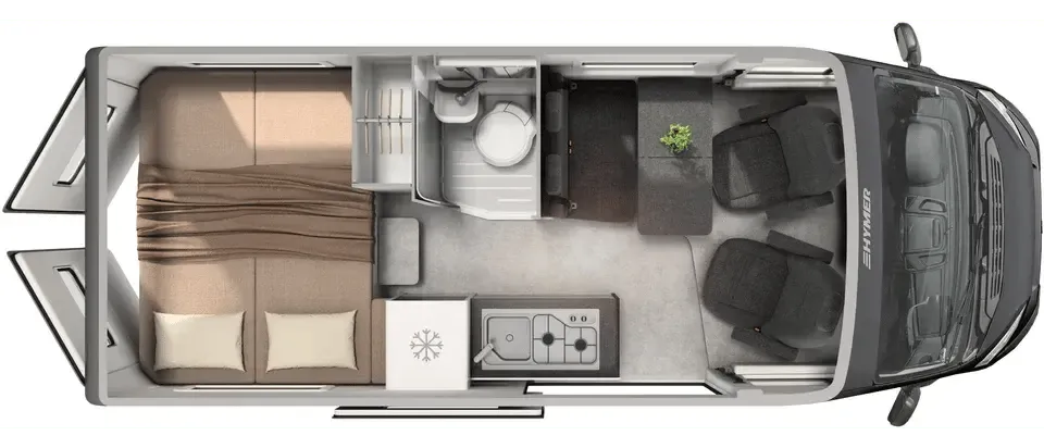 Hymer Fiat GRAND CANYON floor plan