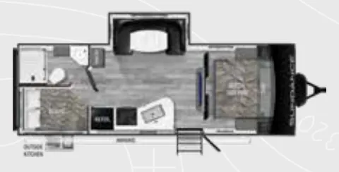Heartland Sundance 241BH floor plan