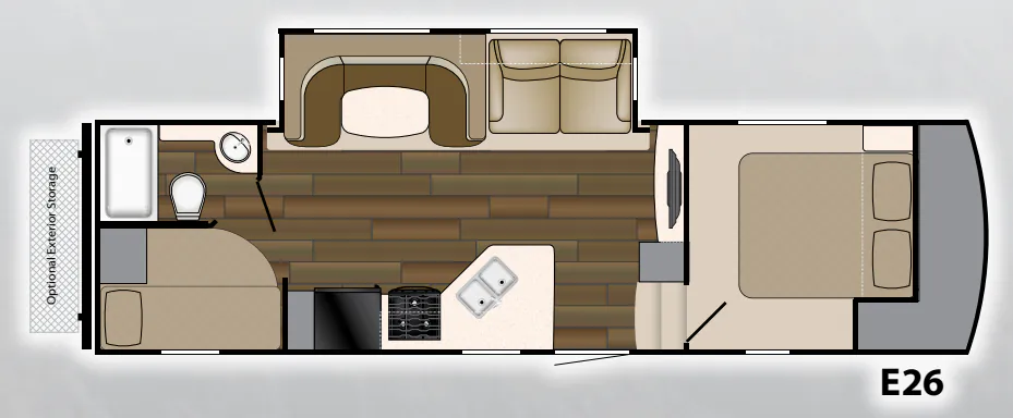Heartland ElkRidge Xtreme Light E 26 floor plan