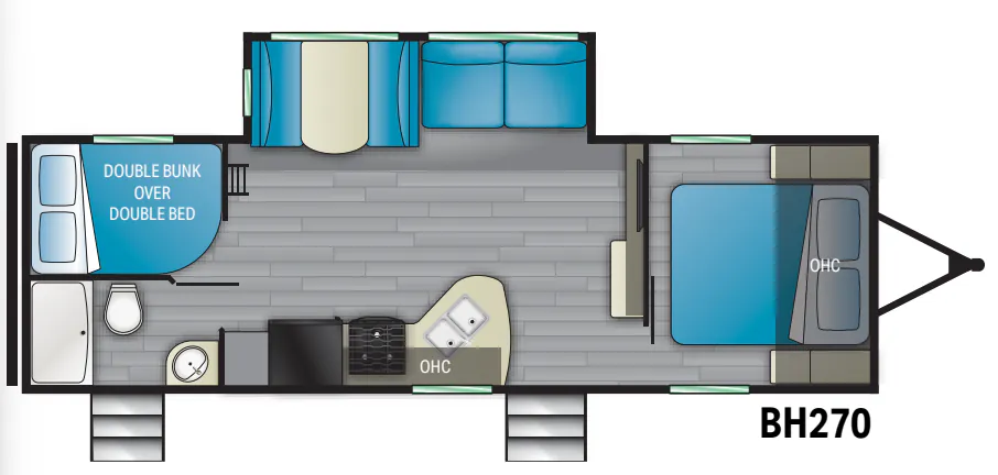 Heartland Pioneer BH270 floor plan