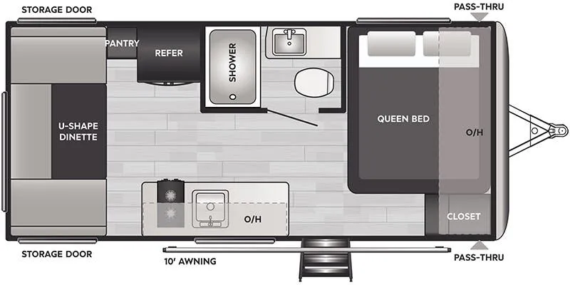 Keystone Springdale Mini 1750RD floor plan