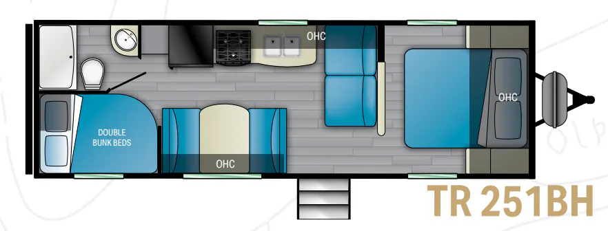 Heartland Trail Runner 251BH floor plan