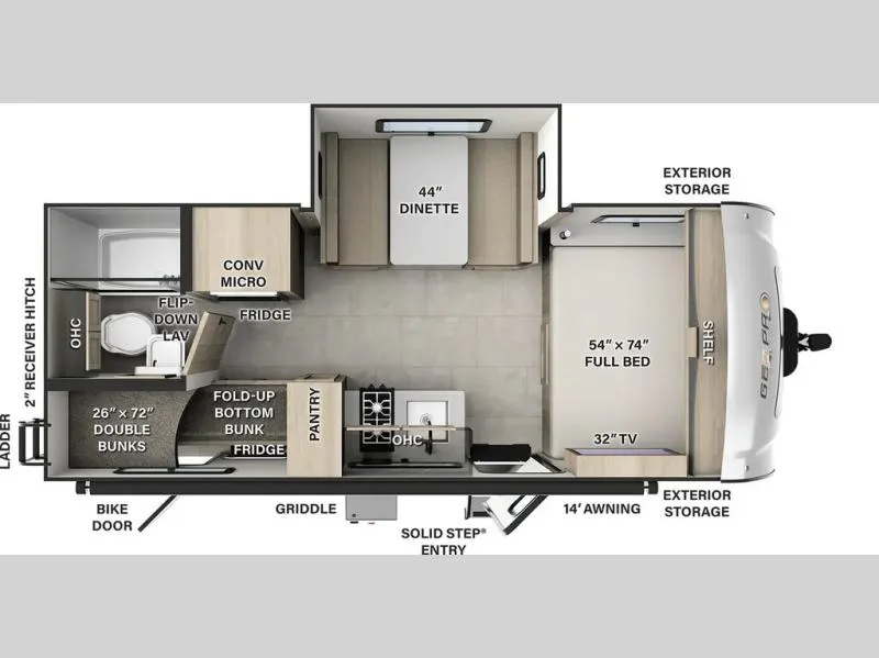 2025 Forest River RV Rockwood GEO Pro 20BH - Photo 2