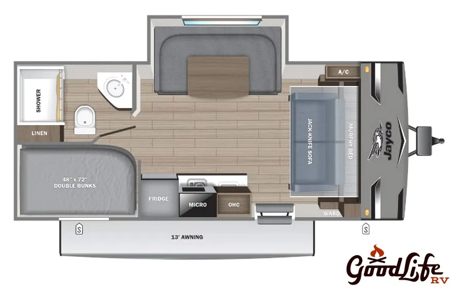 2026 Jayco Jay Flight SLX 197MB floor plan