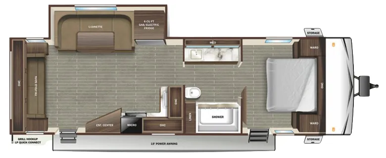 2023 Starcraft Autumn Ridge 26RLS - Floor plan