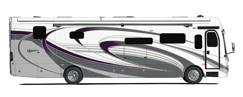 Fleetwood Discovery LXE 40M exterior