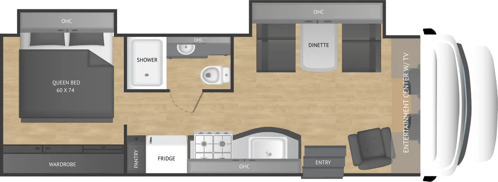 2025 NeXus RV Viper 27V floor plan