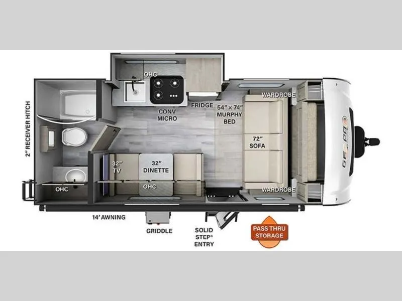 2023 Forest River RV Rockwood GEO Pro 19FDS - Photo 2