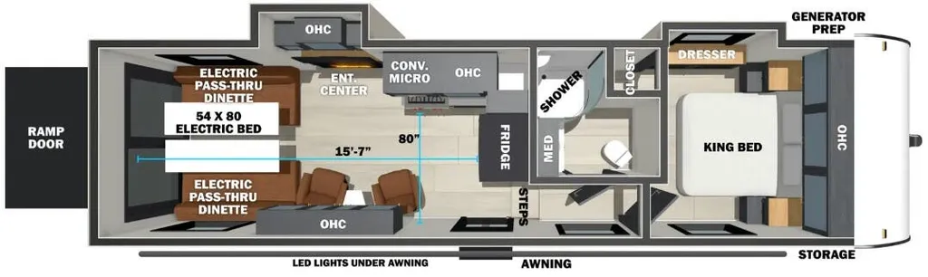 2026 Forest River Stealth 2800 floor plan