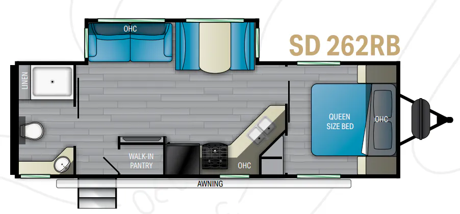 Heartland Sundance 262RB floor plan