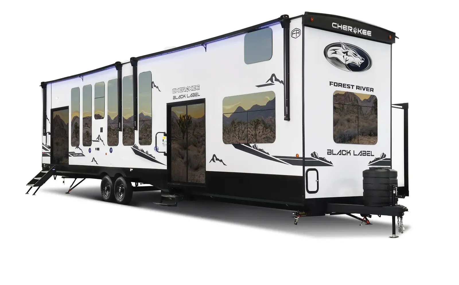 Forest River Cherokee Timberwolf Black Label 39TNBL exterior