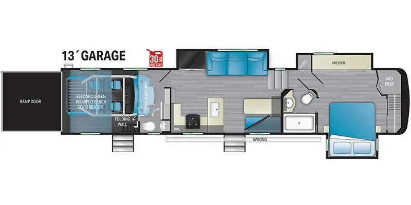 Heartland Road Warrior RW 414 floor plan