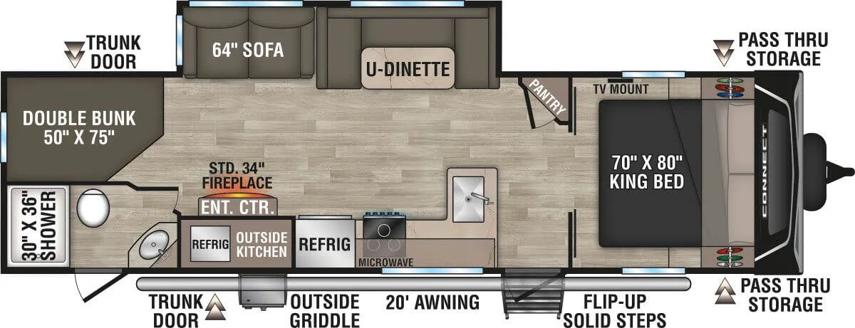 K-Z Connect C291BHK floor plan