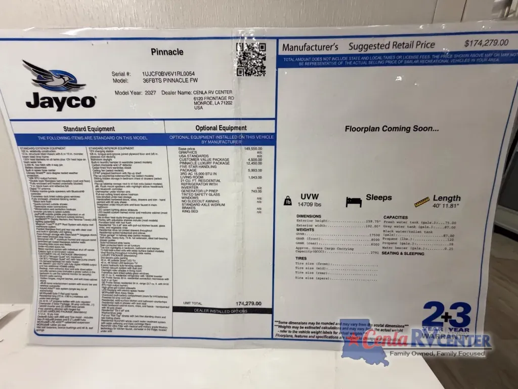 2027 Jayco PINNACLE 36FBTS, Photos photo 8