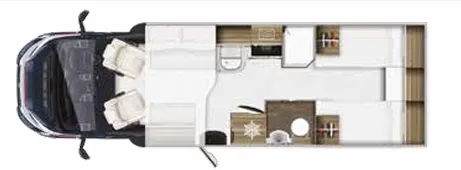 Auto-Trail Tracker SB floor plan