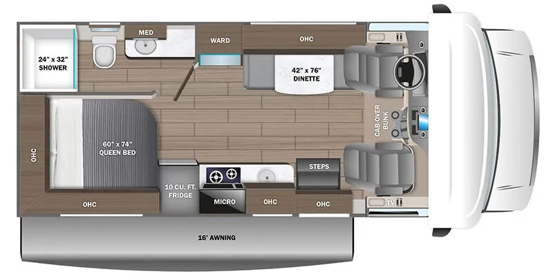 Jayco Redhawk SE 22E floor plan