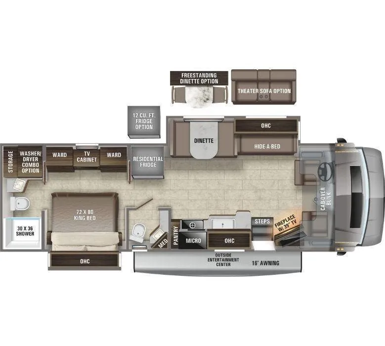 Entegra Coach Accolade 37RB floor plan