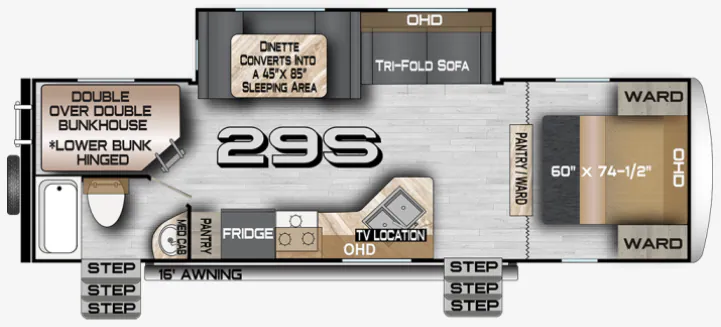 Northwood Nash Camp 29S floor plan