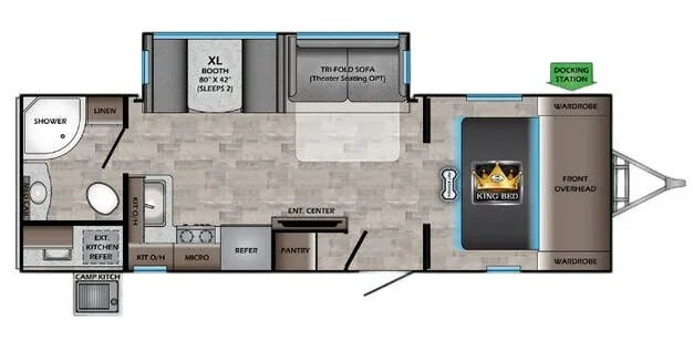 CrossRoads Sunset Trail Super Lite 253RB floor plan