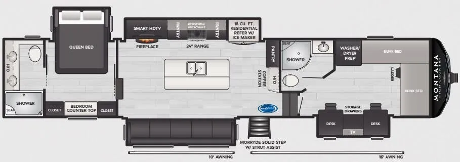 2025 Keystone Montana High Country 397FB - Floor plan
