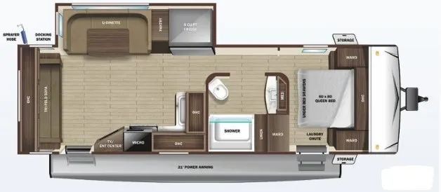 2022 Highland Ridge Open Range Range Lite 262RL floor plan
