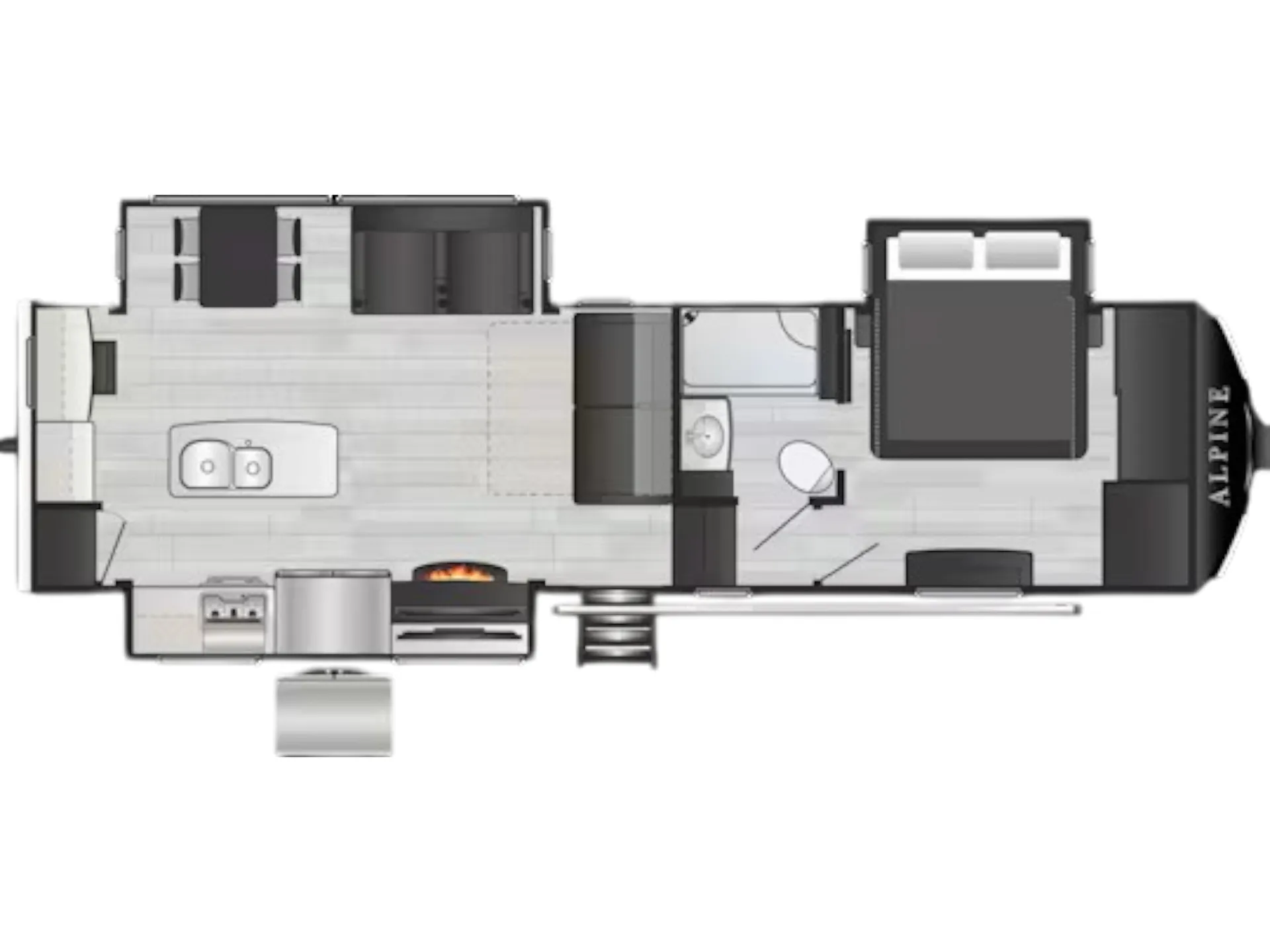 Keystone Alpine 3320MK floor plan
